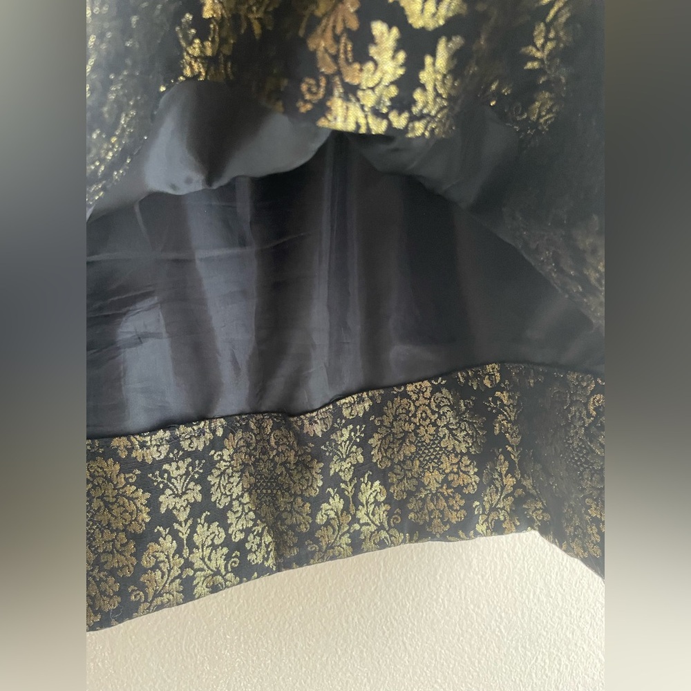 Worthington Golden Black Skirt Size 16 - Picture 2 of 8